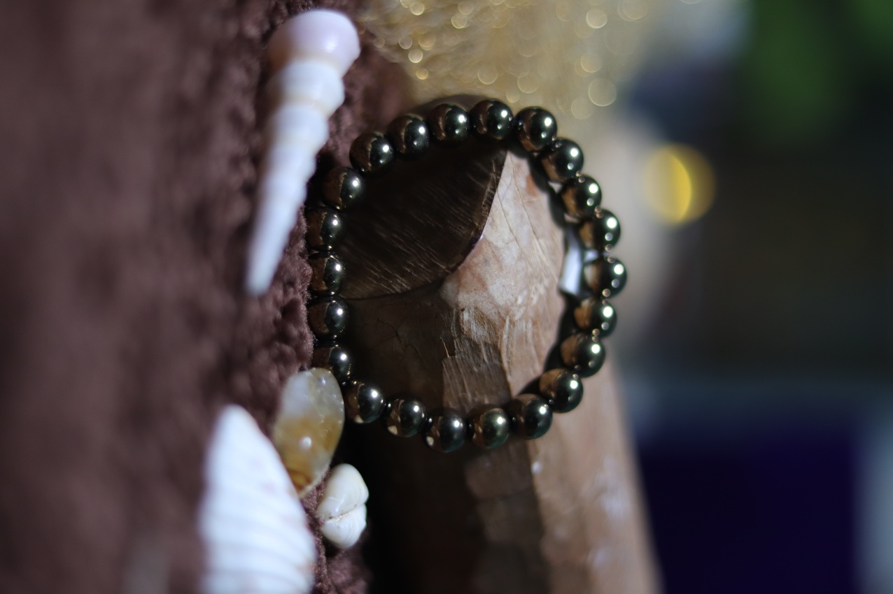 Raw Pyrite Bracelet – Wealth & Confidence - Image 2