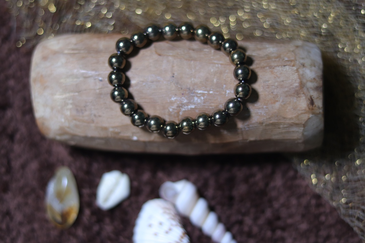 Raw Pyrite Bracelet – Wealth & Confidence