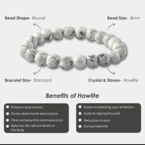Howlite Bracelet – Relaxation & Mindfulness