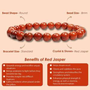 Red Jasper Bracelet – Strength & Stability