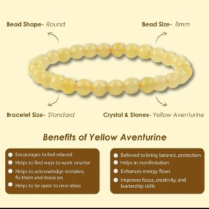 Yellow Aventurine Bracelet – Self-Love & Positivity