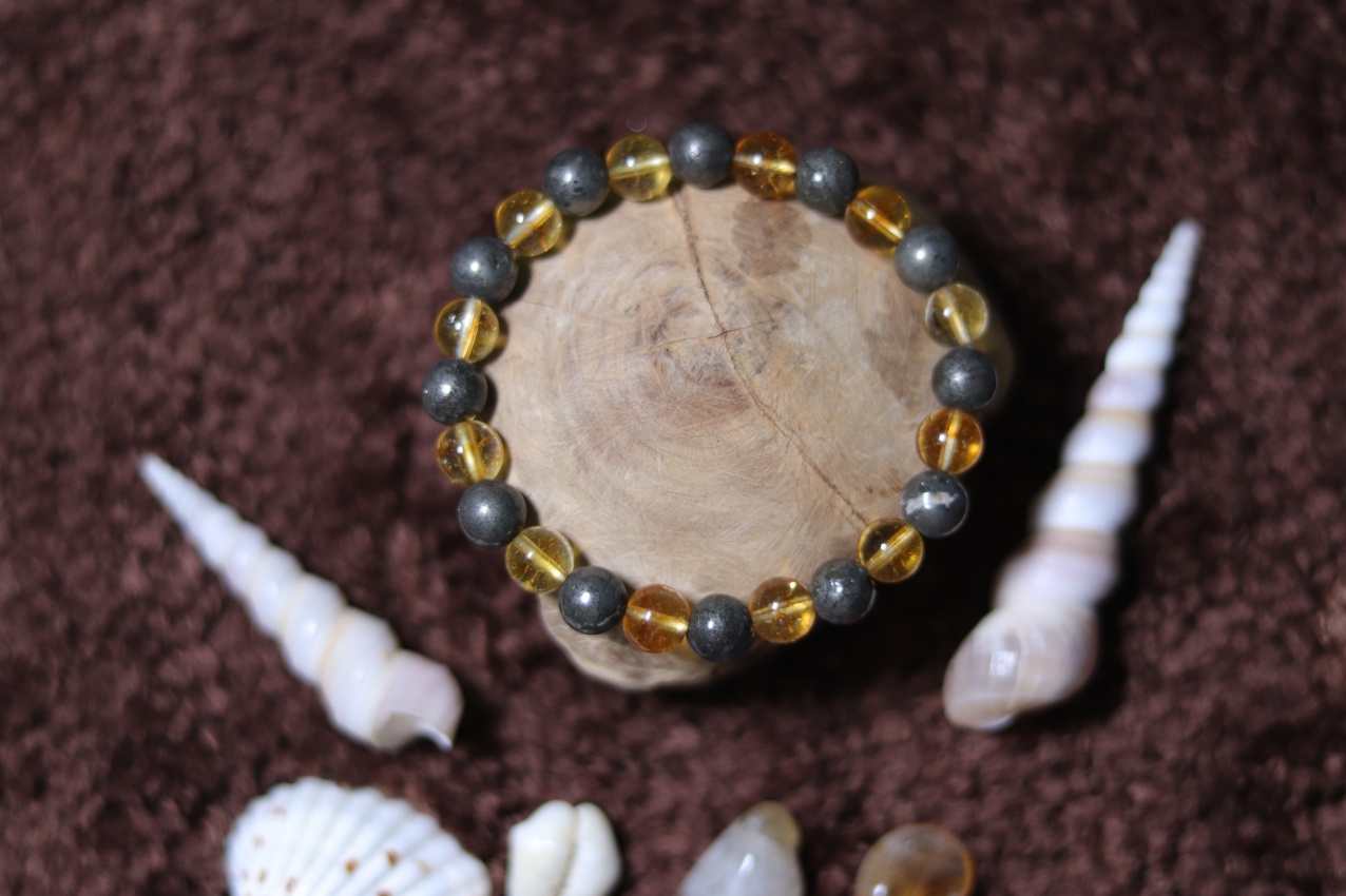 Citrine Pyrite
